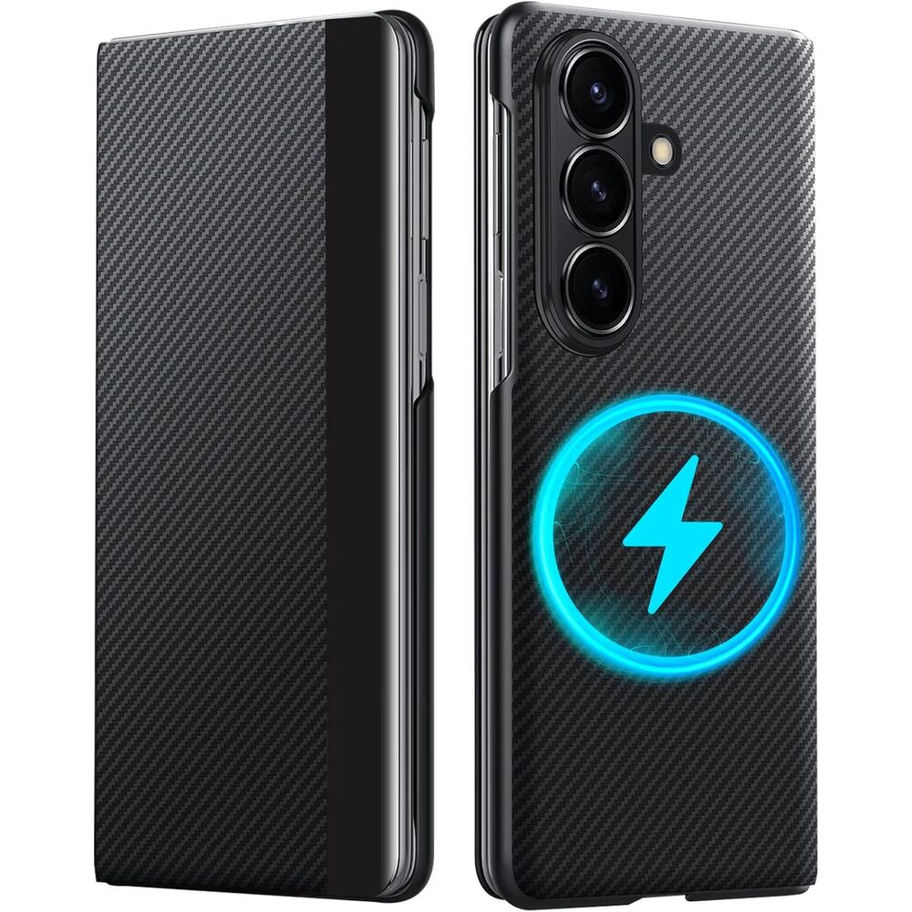 Galaxy Z Fold 7 Folio Case, Premium Leather Flip Cover, 20J-207PH004